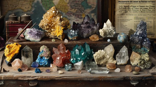 Découverte des minéraux en France et leurs usages